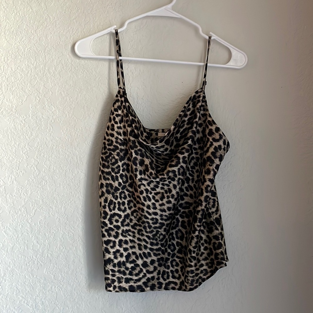 SILK CHEETAH PRINT TOP